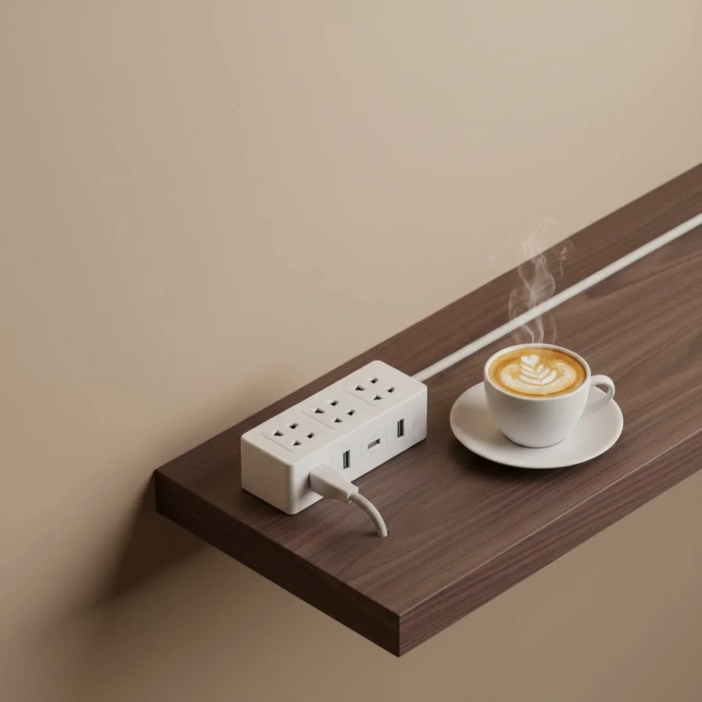 Air conditioner unit with a surge protector installed