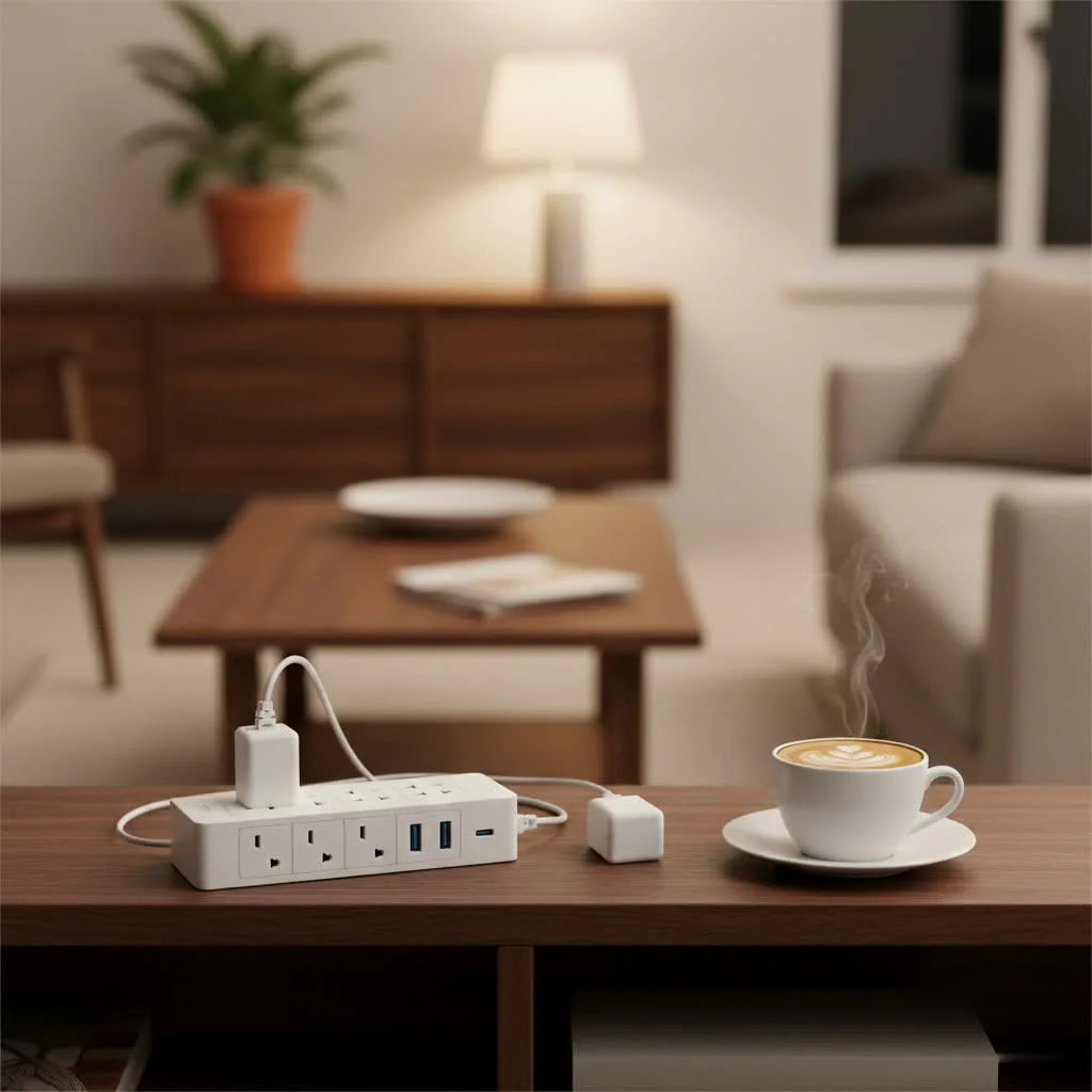 Anker surge protector with multiple outlets and USB ports
