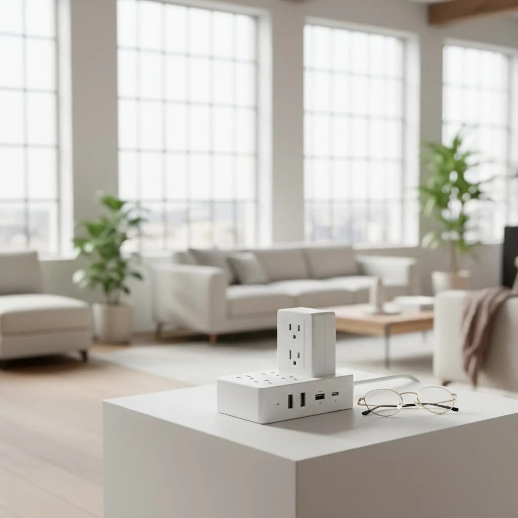 Eaton whole house surge protector installed on an electrical panel