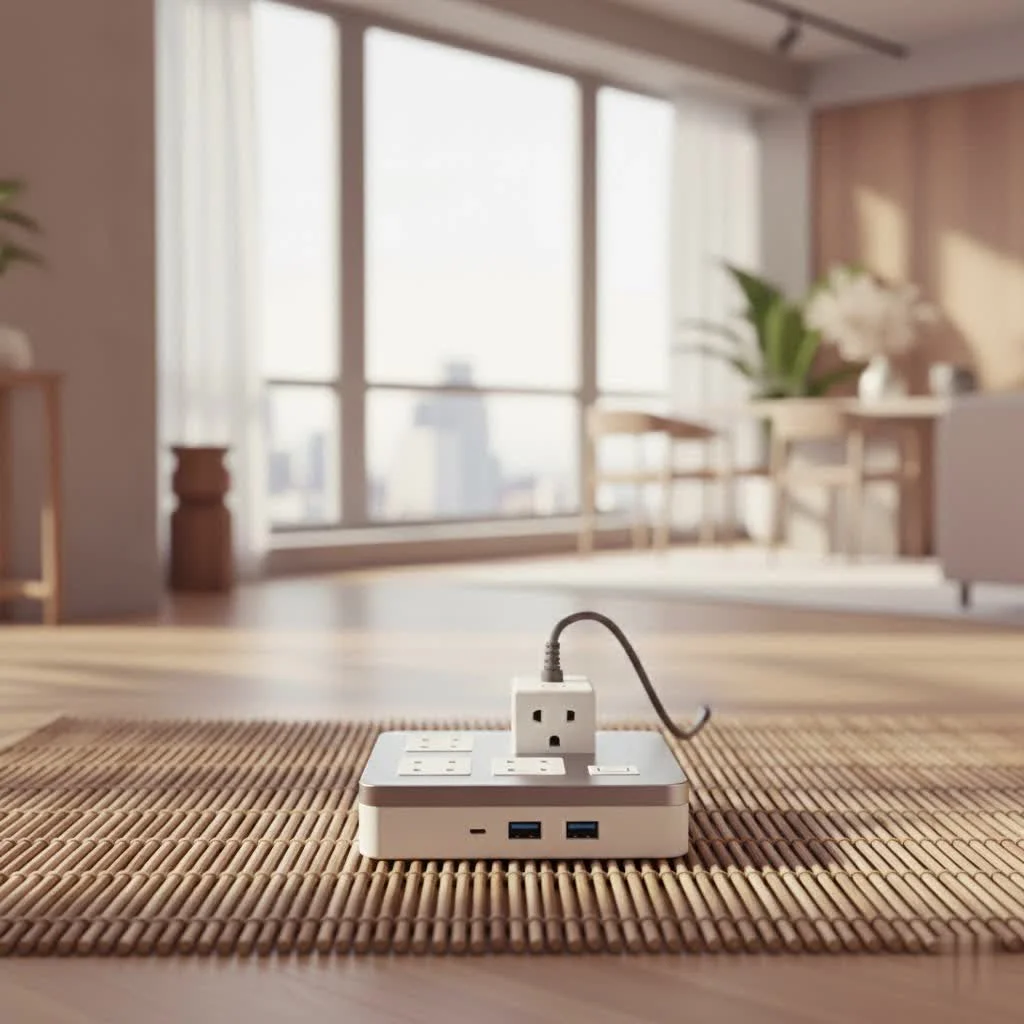 Electrical panel with a whole-house surge protector breaker installed