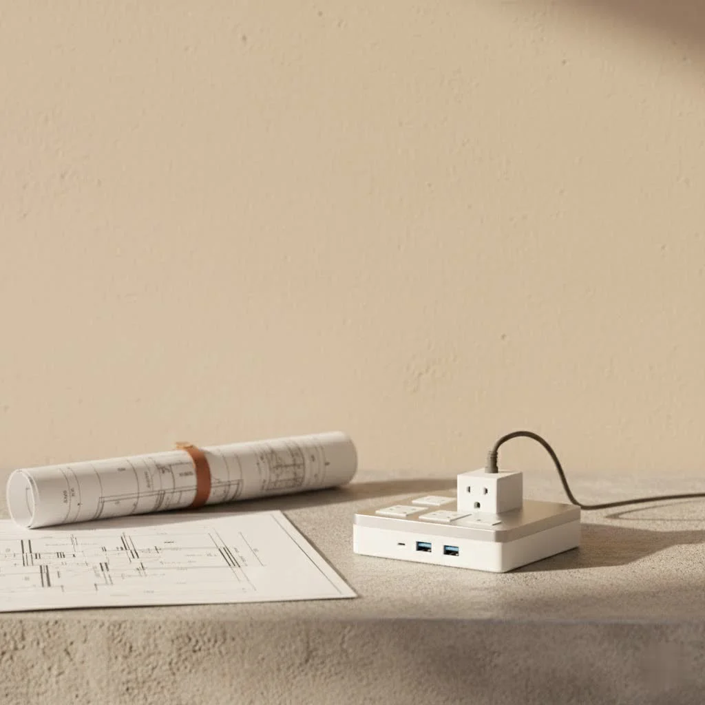 Kitchen appliances protected by a surge protector