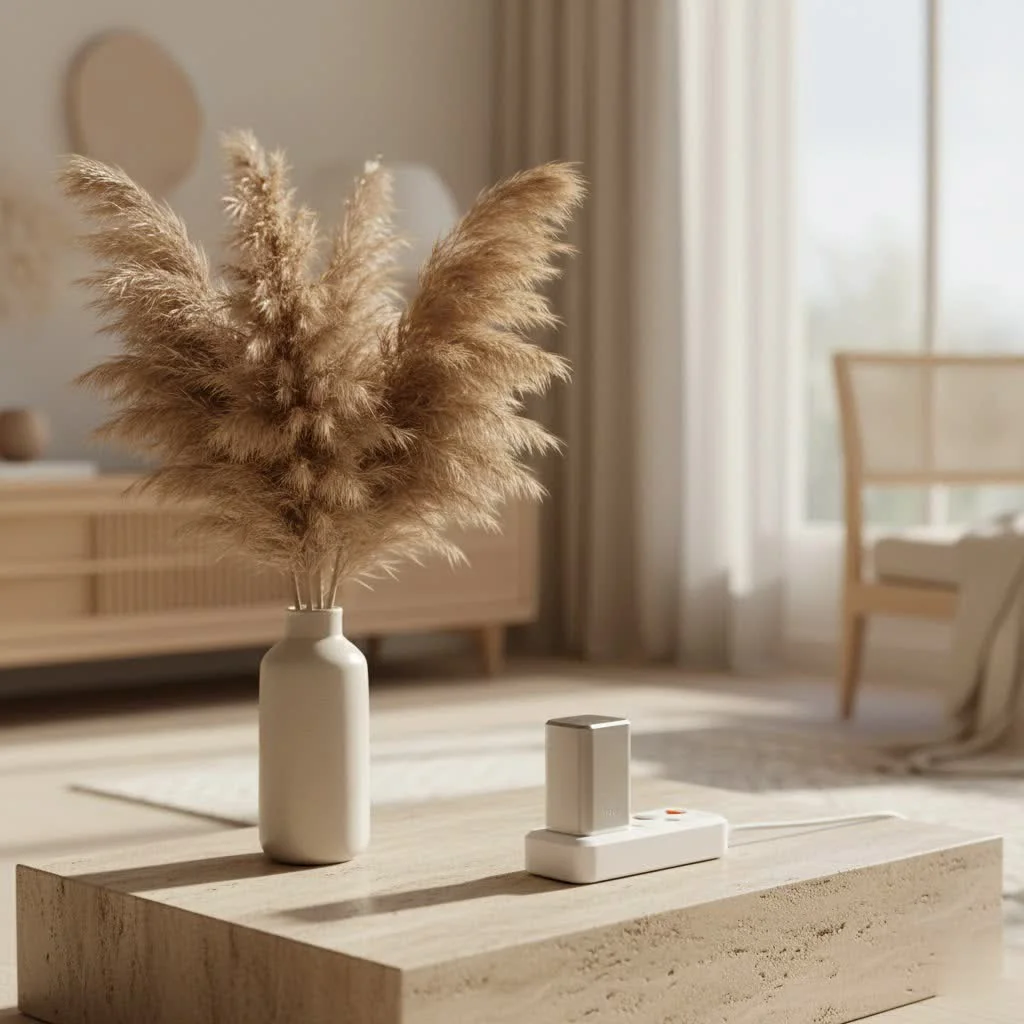 High-quality surge protector with multiple outlets and indicator lights