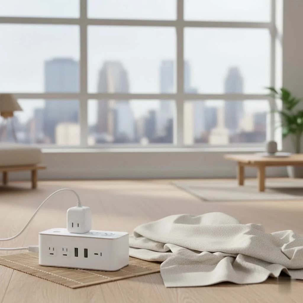 Electrical panel with a whole-house surge protector installed