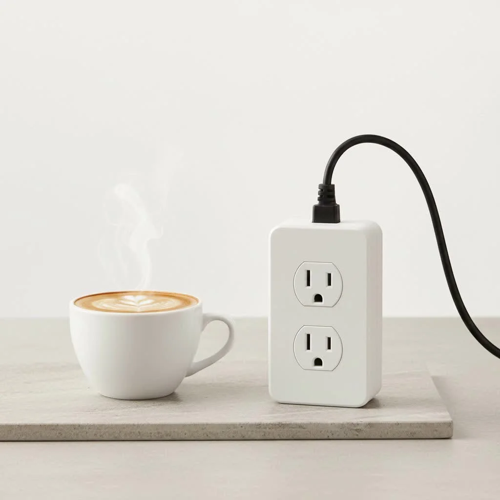 AC surge protector protecting home electronics